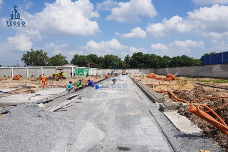 thi công hạ tầng