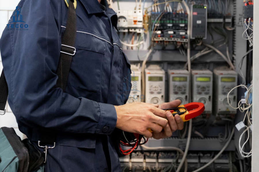 thi công điện nước