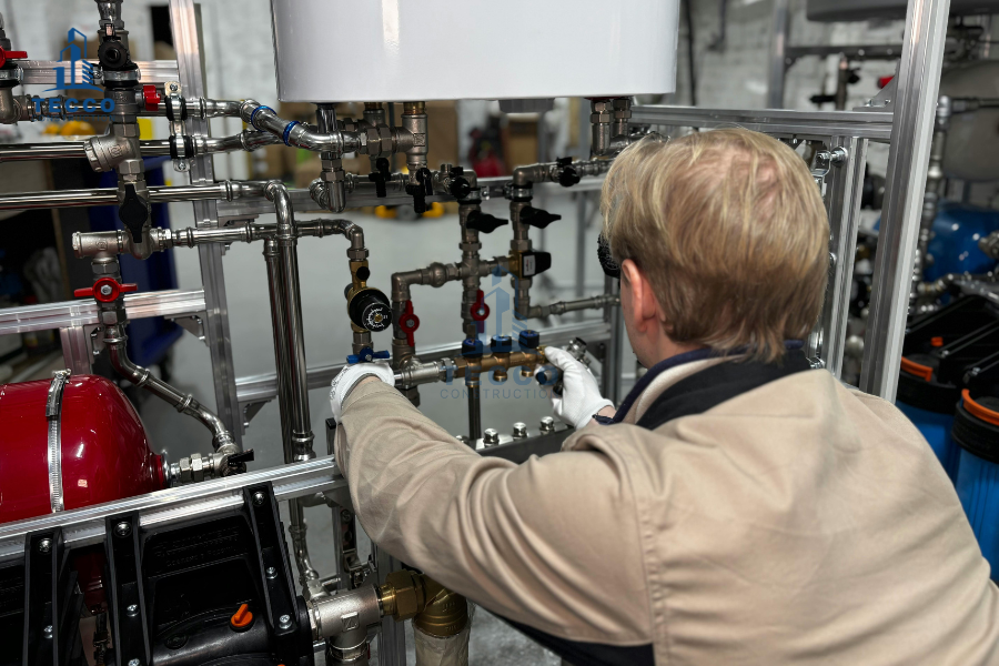 thi công điện nước