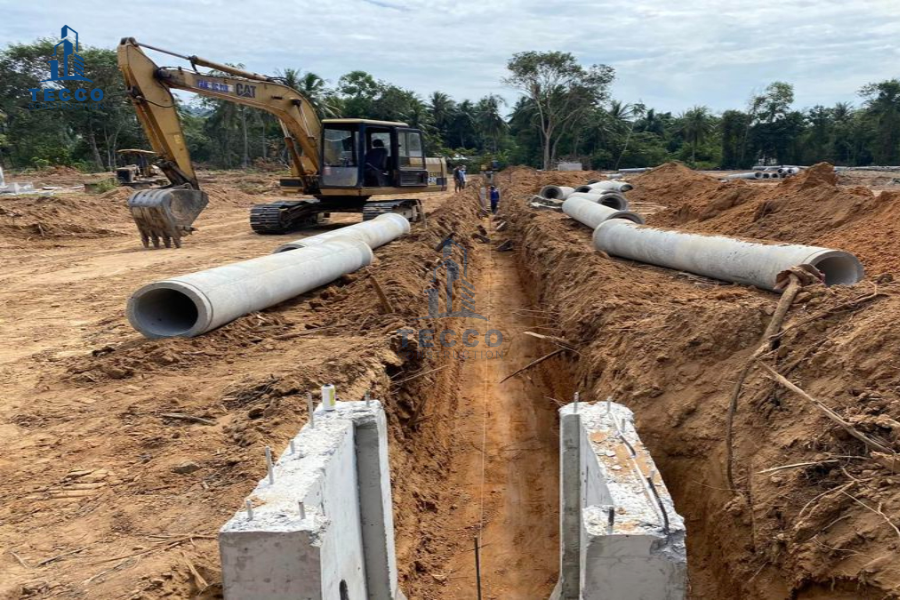 thi công hạ tầng