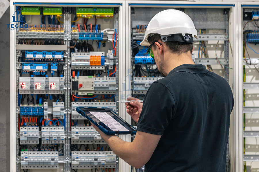 thi công điện nước