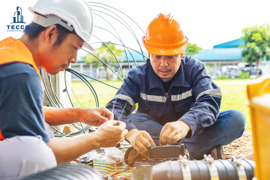 thi công điện nước